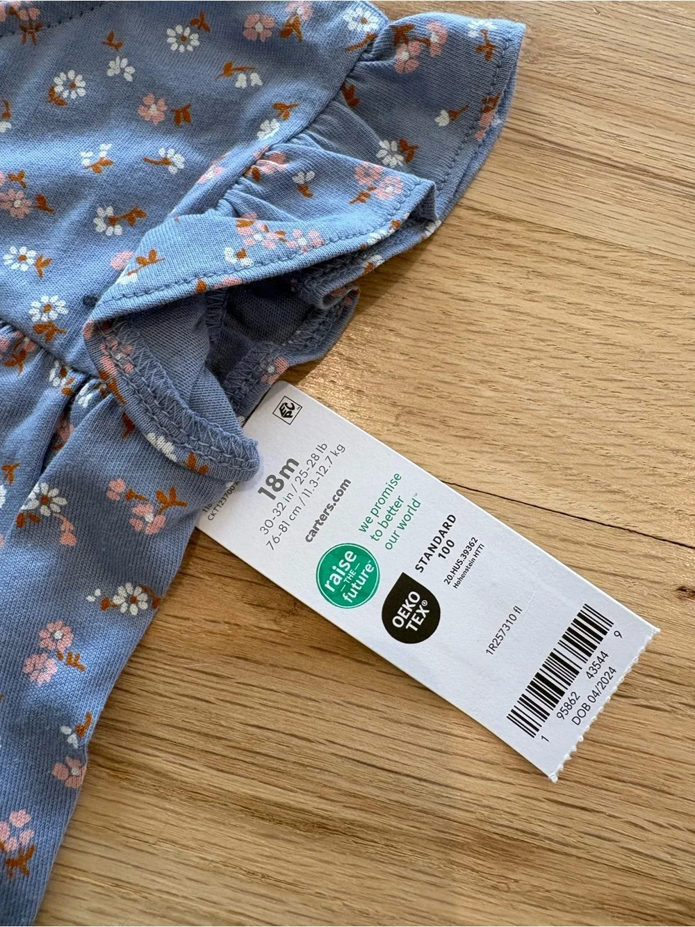 Carter's Floral Toddler Outfit